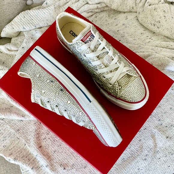 COPY - Rhinestone Converse - Size 7 - Picture 2 of 8
